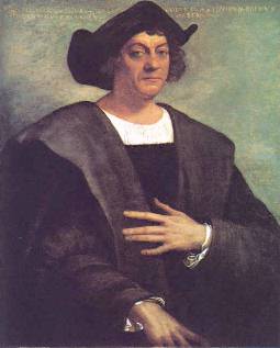 Native Americans - Christopher Columbus, Discoverer - Sebastiano del Piombo painted this portrait thirteen years after Columbus's death.