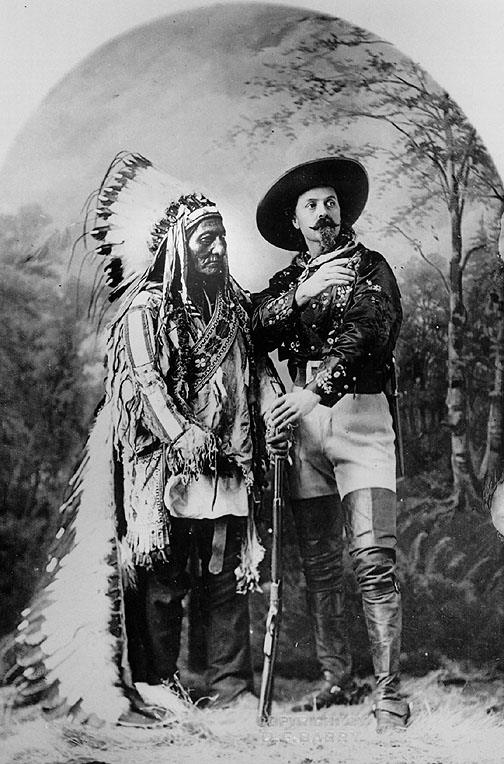 Native Americans - Sioux Tribe - Chief Sitting Bull and Buffalo Bill Cody