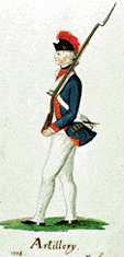 American Artillery Soldier