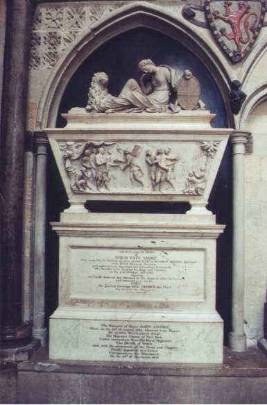 Monument in Westminster Abbey
