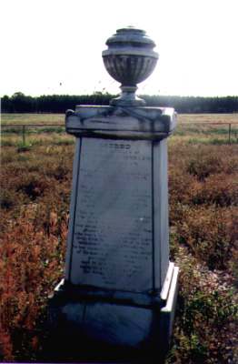 Mrs. Richardson's grave
