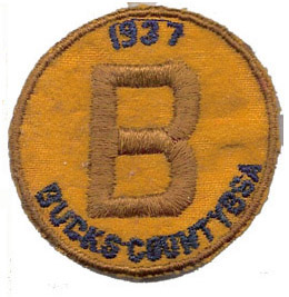 Bucks County  1937  Patch