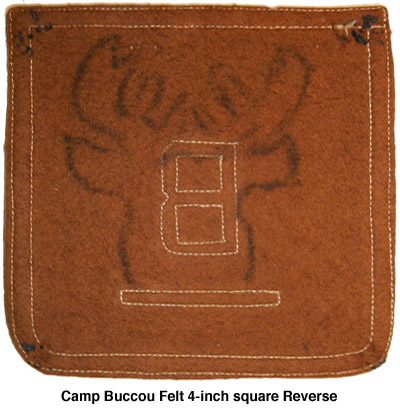 Camp Buccou  Feltback Patch
