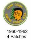 Camp Cowaw 1960-1962 Round Patches 2