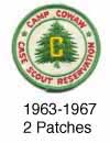 Camp Cowaw 1963-1967 Round Patches