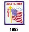 Kittatinny Mountain Scout Reservation 1993 Flag Patch