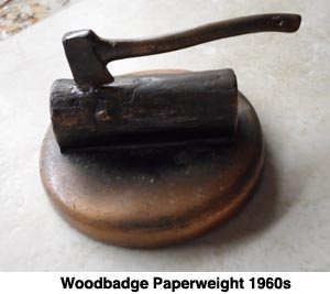 Camp Pahaquarra Wood Badge paperweight