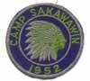 camp sakawawin 1952 patch