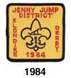 1984 Jenny Jump District Klondike Patch