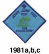 1981 Jenny Jump District Cub Fishing Patch