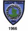 Lenape Trail 1966 patch