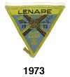 Lenape Trail 1973 Camporee Patch