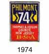 Thomas A. Edison 1974 Philmont Patch