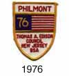Thomas A. Edison 1976 Philmont Patch