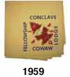 Cowaw Lodge 1959 Conclave Neckerchief