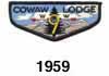 Cowaw Lodge 9 Flap 1959 Patch S1