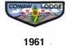 Cowaw Lodge 9 Flap 1961 Patch S2a