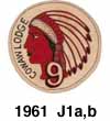 Cowaw Lodge 9 Round1963 Patch J1a