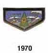 Cowaw Lodge 9 1970 Metal Pin