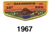 Sakawawin Lodge 287 Patch S1b
