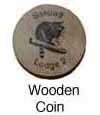 Sakuwit lodge #2  Wooden Coin Scoin