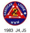 Sanhican Lodge 1983 Jacket Patch