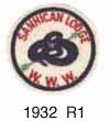 Sanhican Lodge 1932 Round Patch