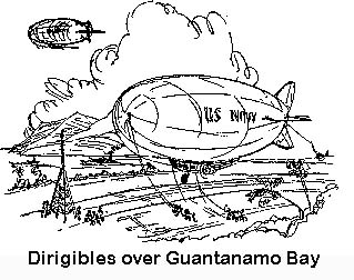 Drigibles over GTMO airfield