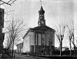 1st Town Hall, bird's 
eye view