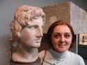 My mother with a bust of Alexander the Great by dashayn