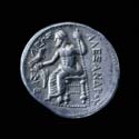 Silver tetradrachm of Alexander the Great Amphipolis mint -