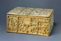 Casket with Scenes from Romances France tc includes Aristotle and Alexander