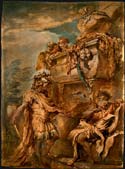 Alexander at the Tomb of Cyrus by Giovanni Benedetto Castiglione c 