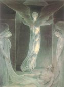 William Blake Angels Rolling Away the Stone from the Sepulchre 