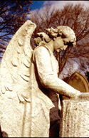 A Imaging Angel Statue Ormskirk Cemetary