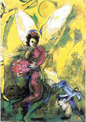Marc Chagall The purple angel