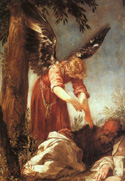 Juan Antonio Escalante An Angel Awakens the Prophet Elijah c 