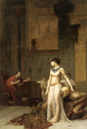 Jean-Leon Gerome Cleopatra and Caesar 