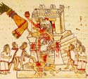 Aztec sacrifice image