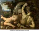 Cornelis van Haarlem Two Followers of Cadmus devoured by a Dragon 