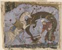 Rustam and Rakhsh Slay a Dragon from the iShahnamai Iranc -