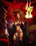 Elsbeth the Enchantress by Clyde Caldwell