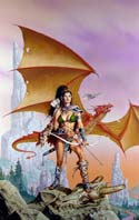 There Will Be Dragons by Clyde Caldwell