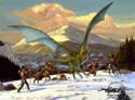 Mountain Conflict by Larry Elmore