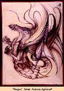 Dragon by Antonia E Agelaius