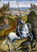 Rogier van der Weyden Saint George and the Dragon -