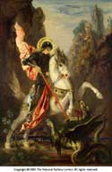 Gustave Moreau Saint George and the Dragon -