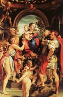 Correggio Madonna with St George -