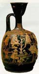 lekythos with blue griffin c  BC Bosporan from the Hermitage