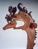 Staff Head in the Form of Large Gryphon's Head with a Deer's Head in its Beak Pazyryk Culture c BC